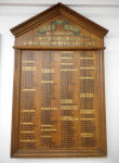 Men of Albury fallen in the First World War Village Hall Memorial Board